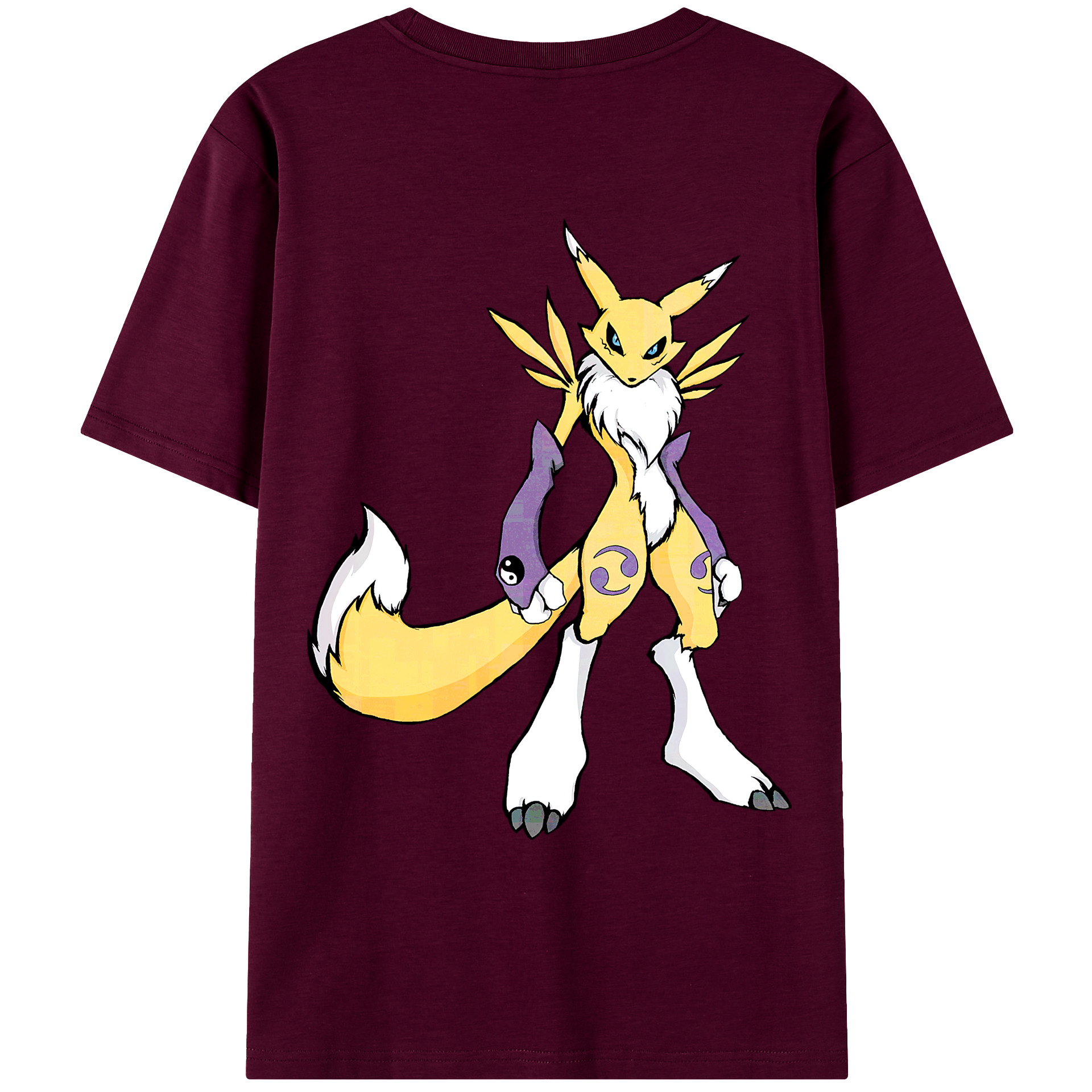 （画像用） Digimon デジタルモンスター/デジモン レディース半袖Tシャツ(バックプリント)